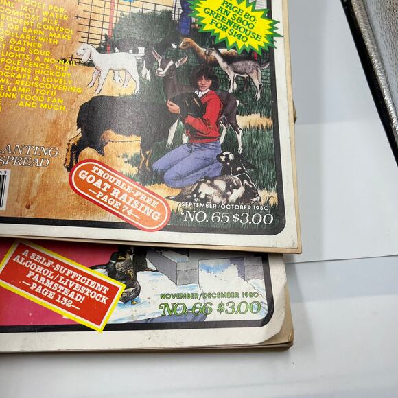 Vintage The Mother Earth News Magazine Lot 1980 Complete 1979 Mar Sep Nov Dec - Picture 2 of 9